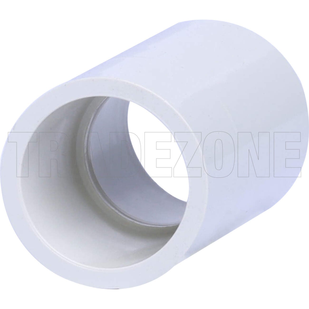 Powerwave 20mm Medium Duty Plain to Plain Conduit Coupling Light Grey