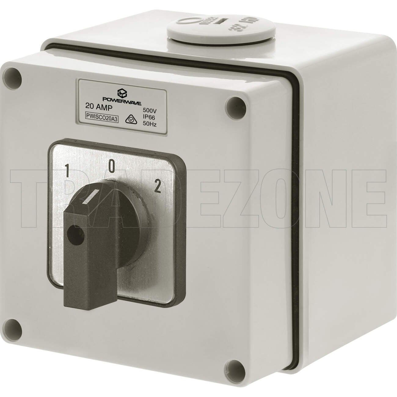 Powerwave 20 Amp 3 Pole Changeover Switch IP66