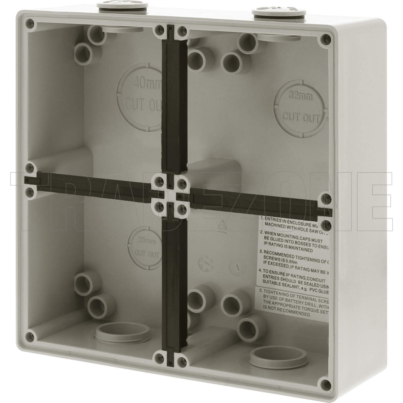 Powerwave Industrial 4 Module Mounting IP66 Enclosure