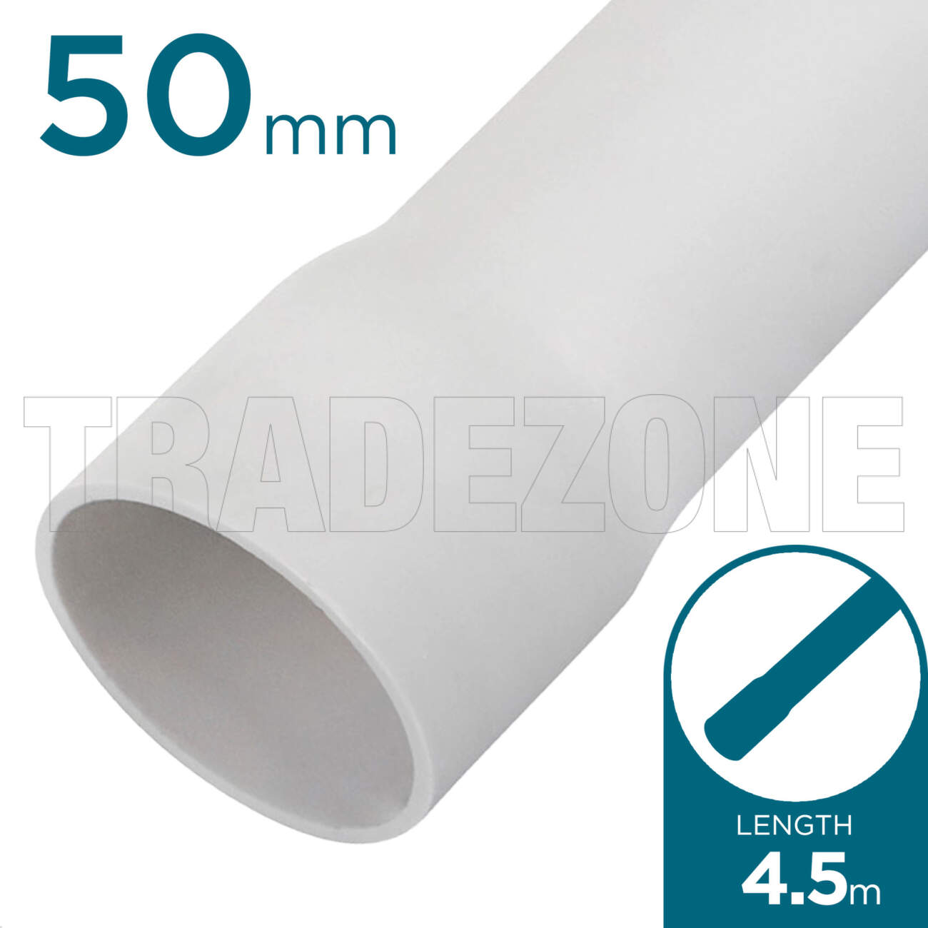 50mm x 4.5 Metre NBN Rigid Conduit