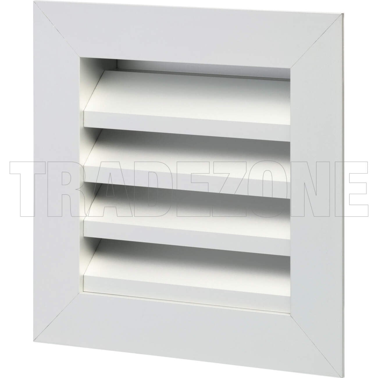 Powerwave Air 150mm x 150mm Weather Louvre Natural Anodized