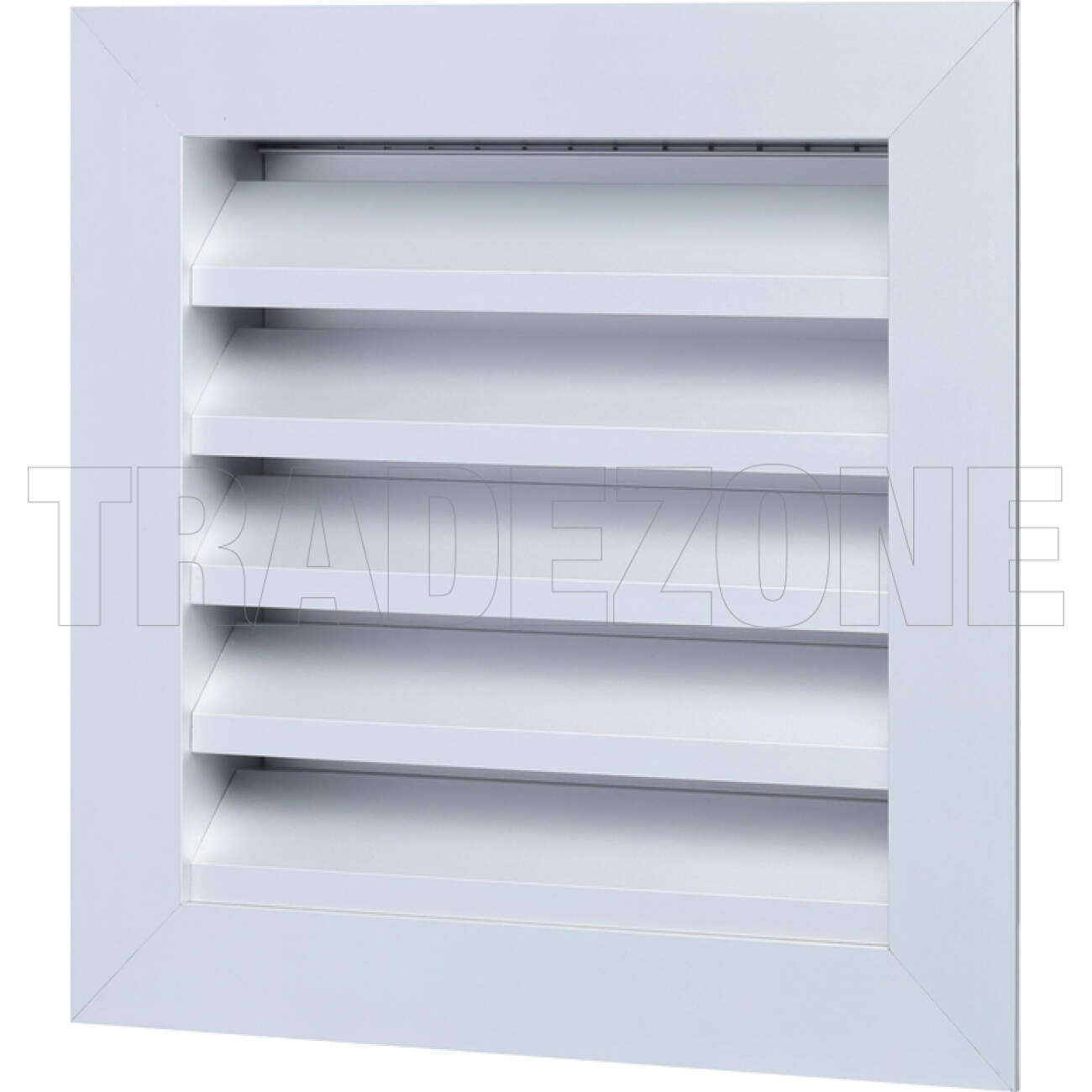 Powerwave Air 200mm x 200mm Weather Louvre Natural Anodized