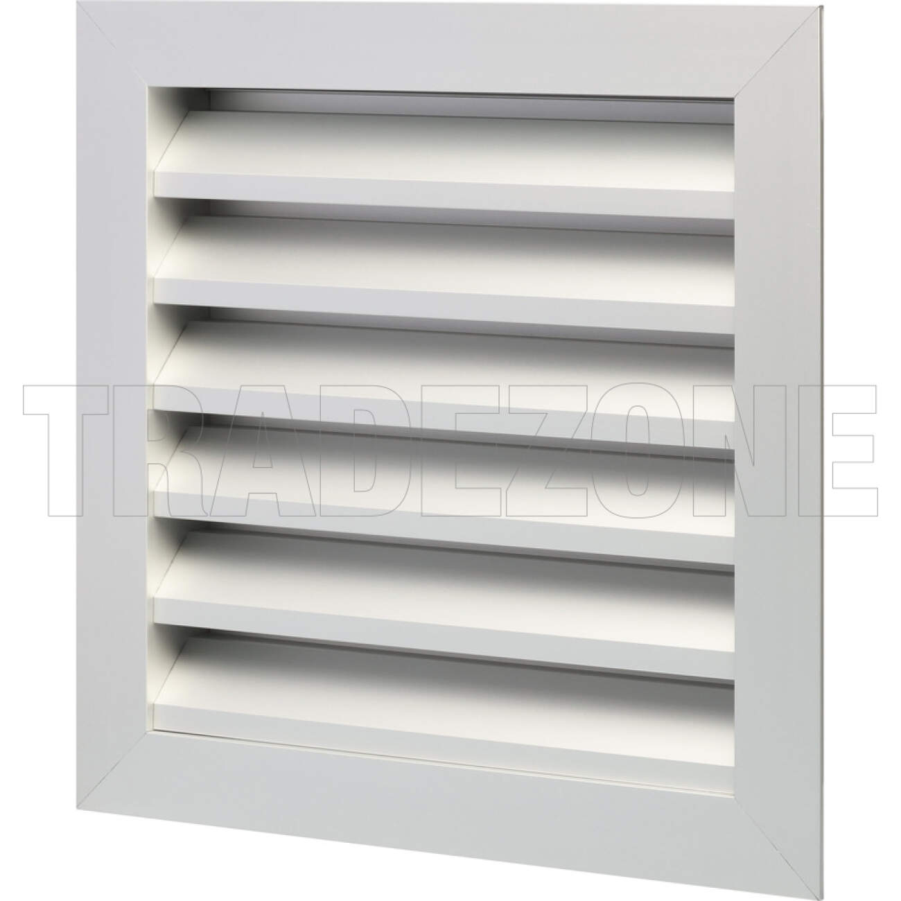 Powerwave Air 250mm x 250mm Weather Louvre Natural Anodized