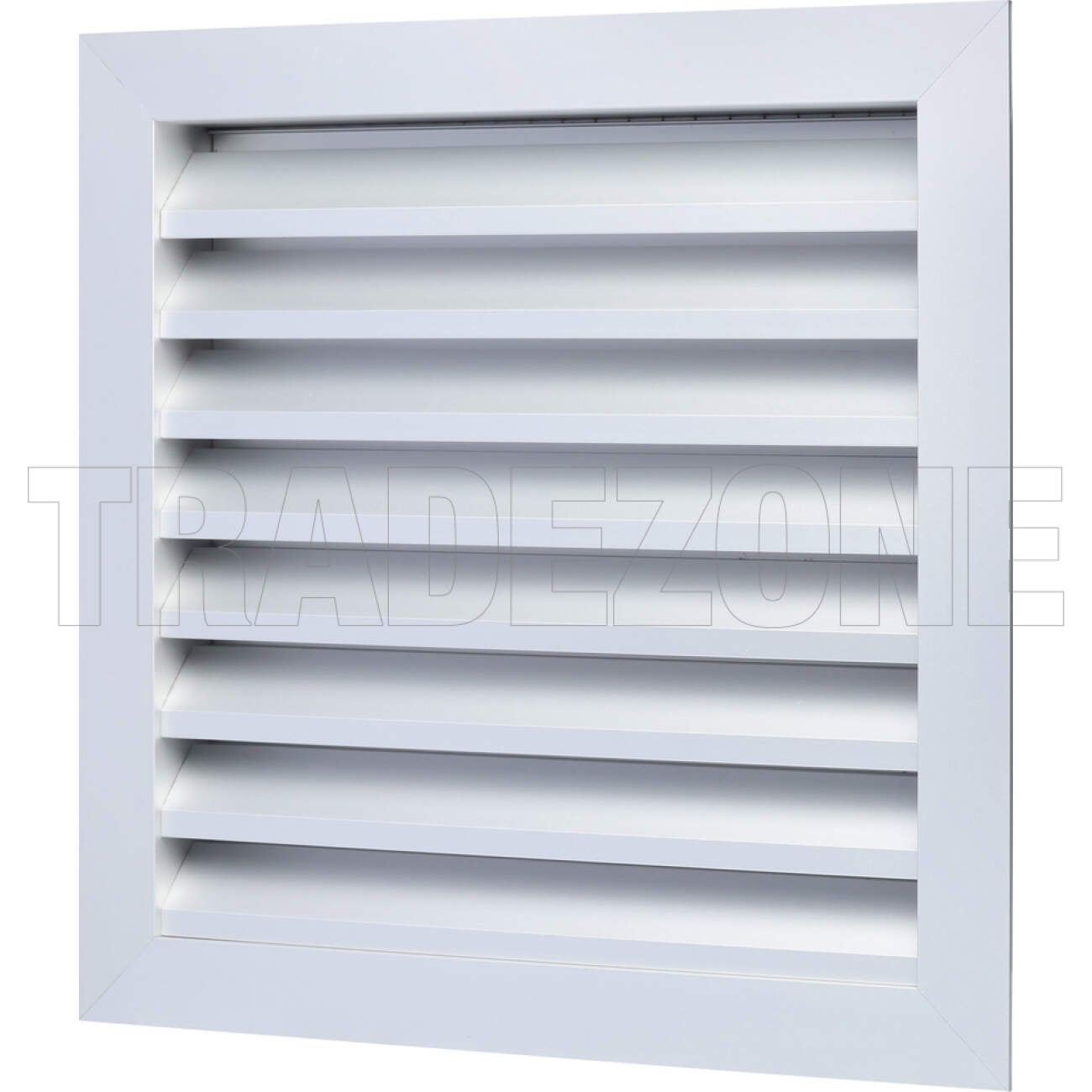 Powerwave Air 300mm x 300mm Weather Louvre Natural Anodized