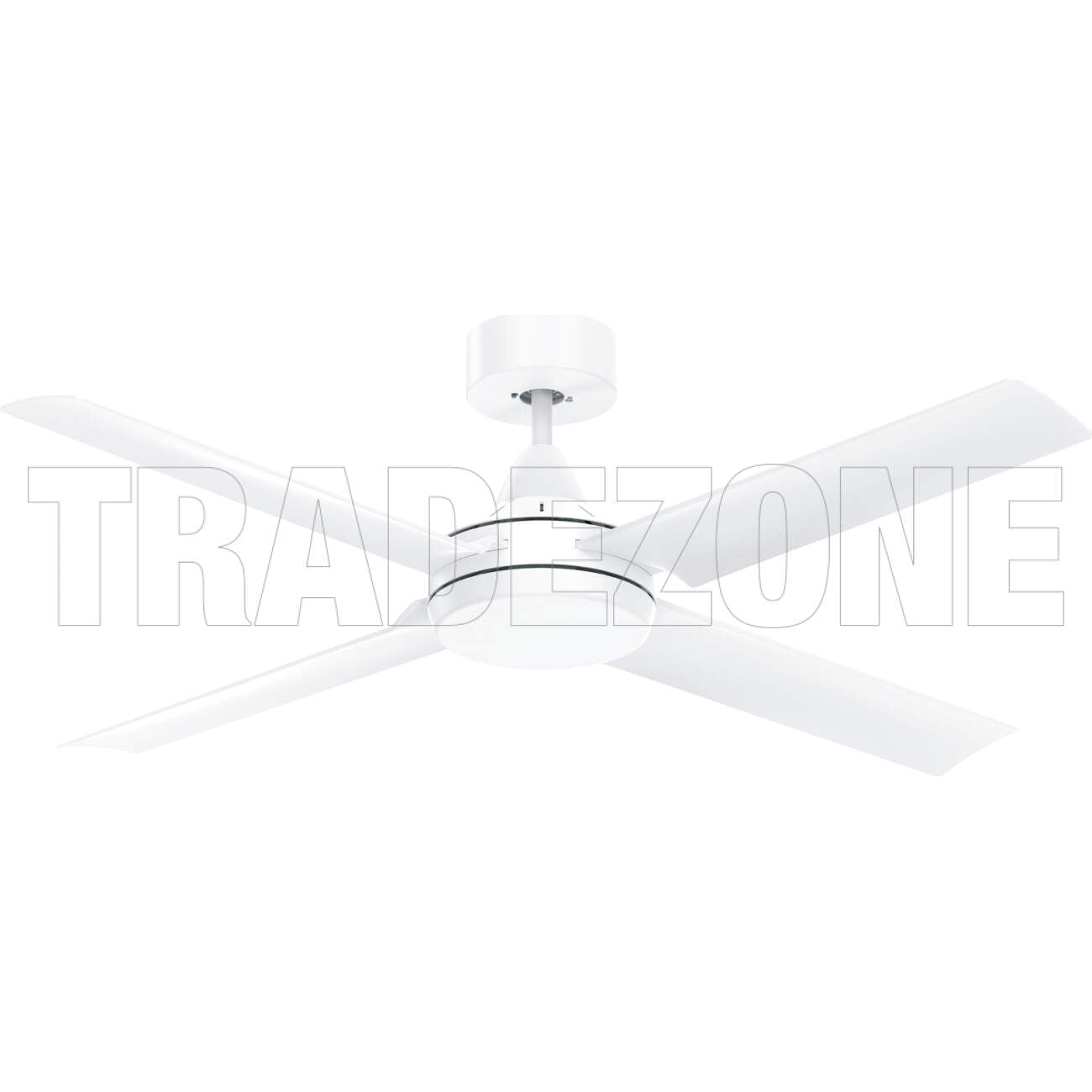 Powerwave 1220mm (48") POWERBLADE 4 Blade Ceiling Sweep Fan With ABS Blades White