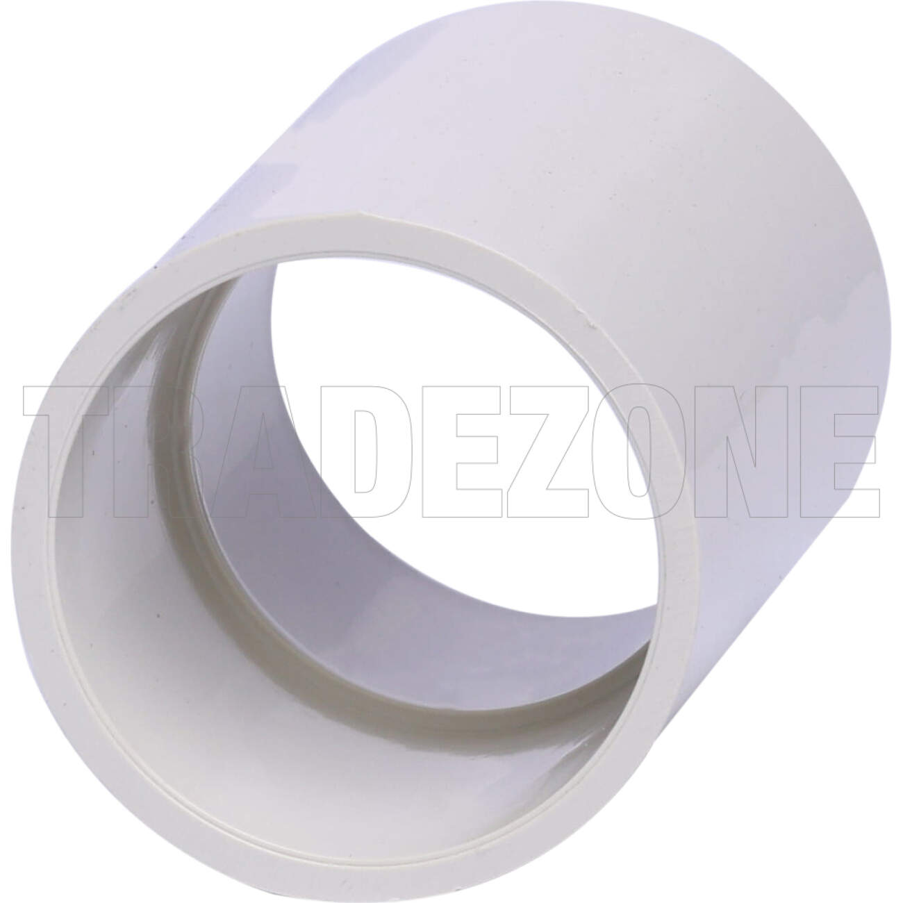 Powerwave 32mm Medium Duty Plain to Plain Conduit Coupling Light Grey