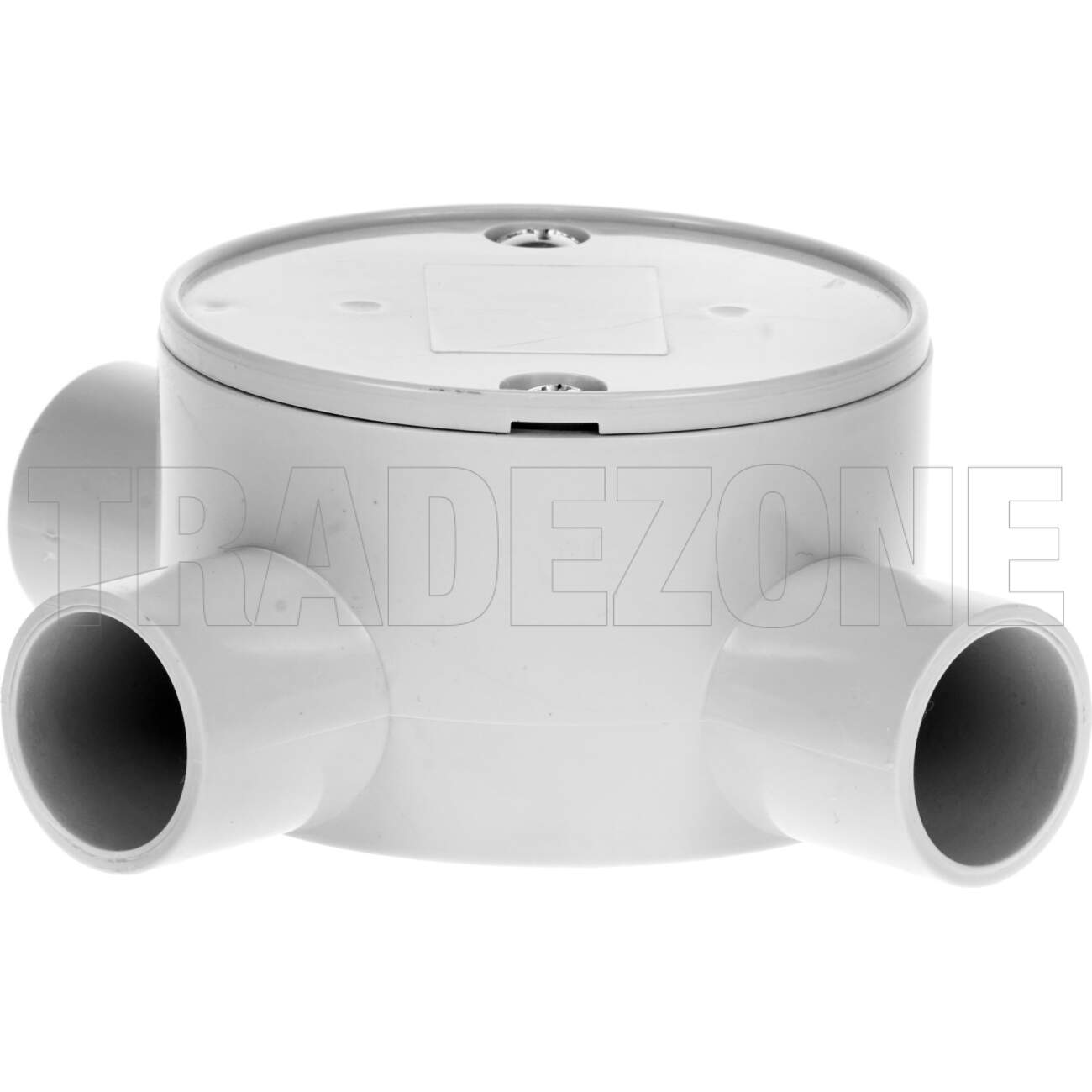 Powerwave 20mm 3 Way Shallow Round Junction Box