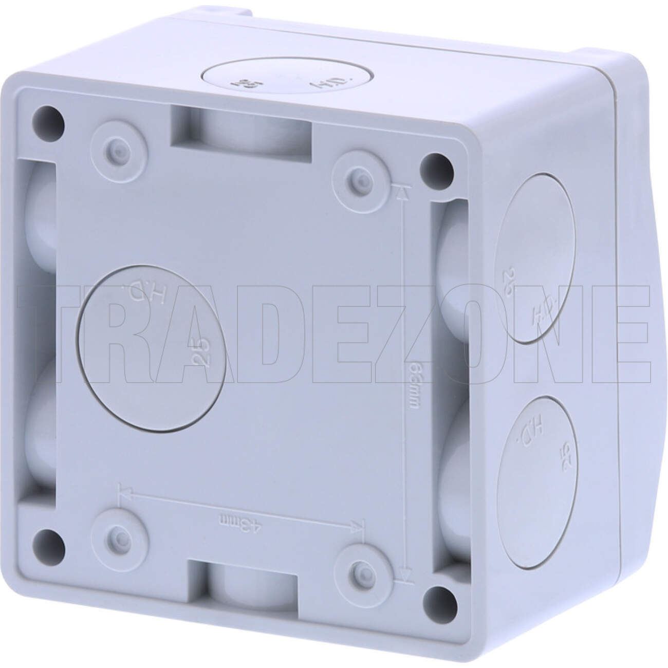 Powerwave 15 Amp 1 Gang IP66 Weatherproof Switch - Image 2