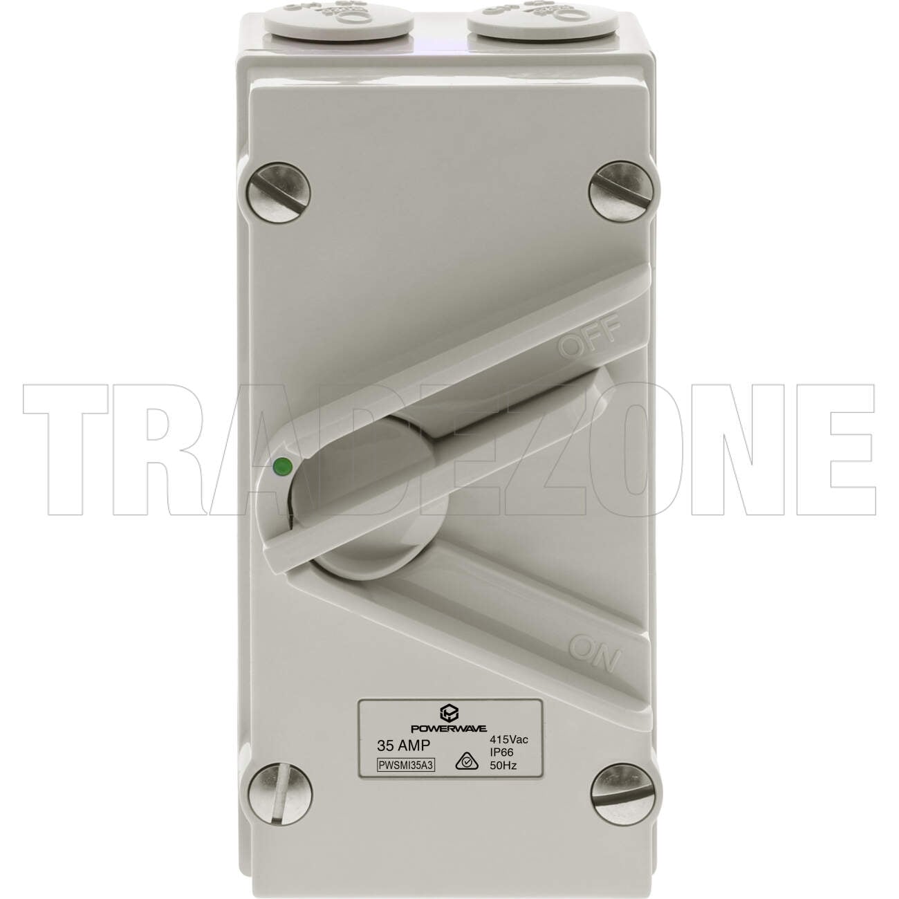 Powerwave 35 Amp 3 Pole IP66 Surface Mounted Isolator - Image 2