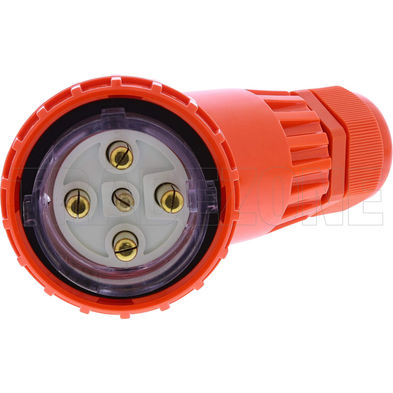 Powerwave 40 Amp 3 Phase 5 Round Pins IP66 Angled Industrial Plug - Image 2