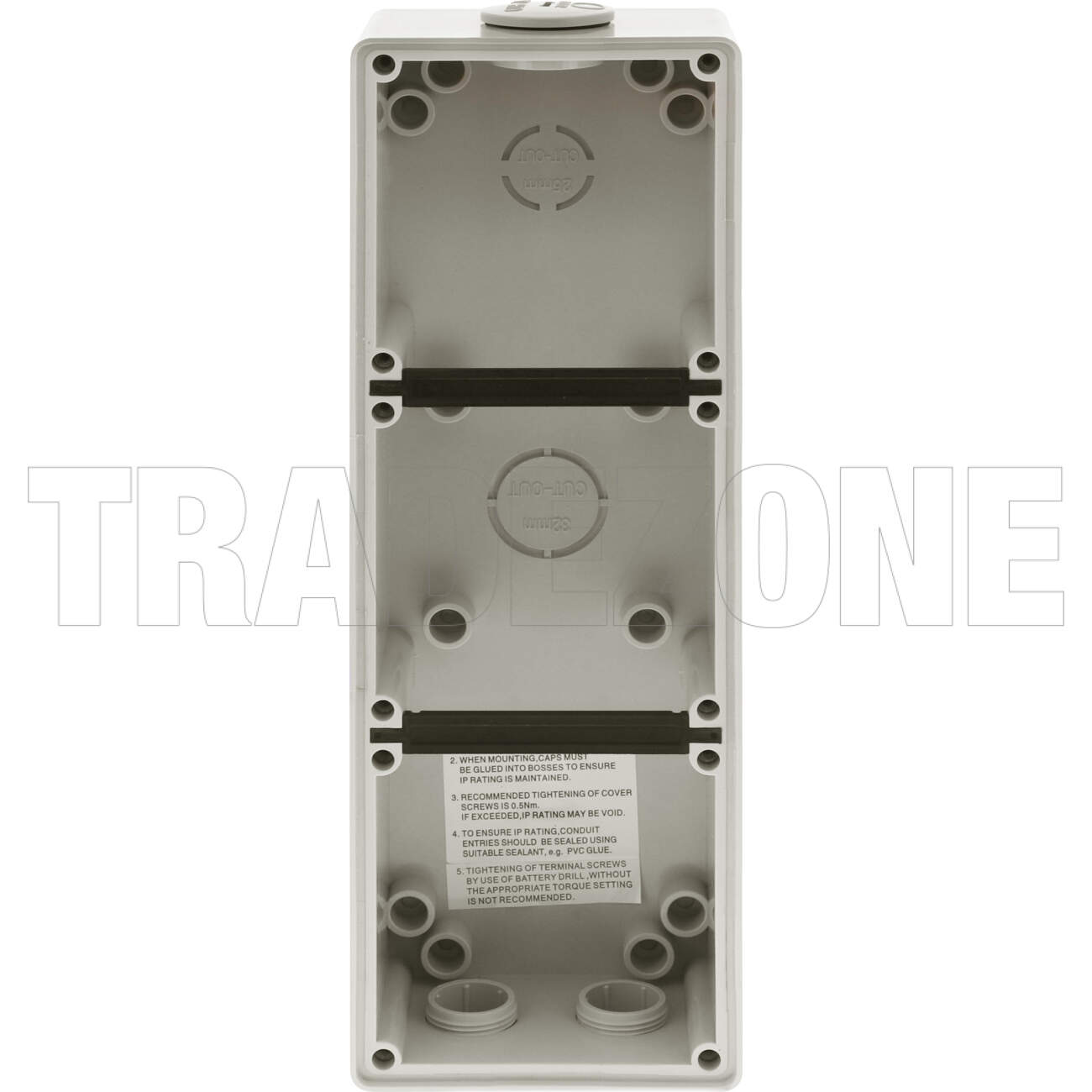 Powerwave Industrial 3 Module Mounting IP66 Enclosure - Image 2