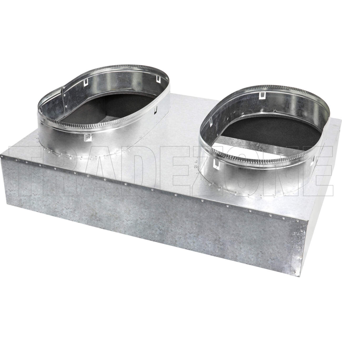 Powerwave Air 750mm x 550mm Return Air Insulated Box with 2 x 400mm Spigot - Image 2
