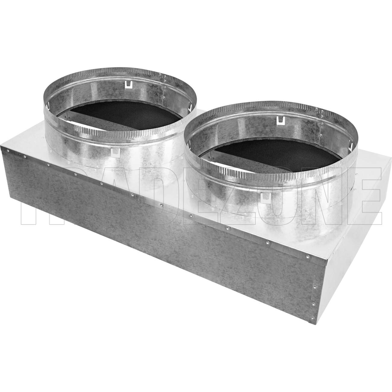 Powerwave Air 900mm x 400mm Return Air Insulated Box with 2 x 350mm Spigot - Image 2