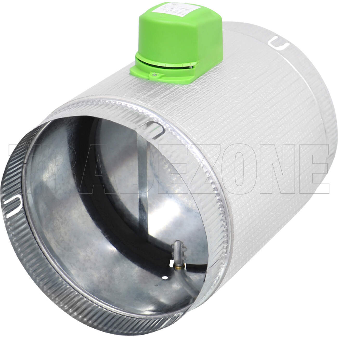 Powerwave Air 300mm Metal Zone Damper Fitted With 24VAC DODC RJ12 Actuator & 10 Metre Cable - Image 2