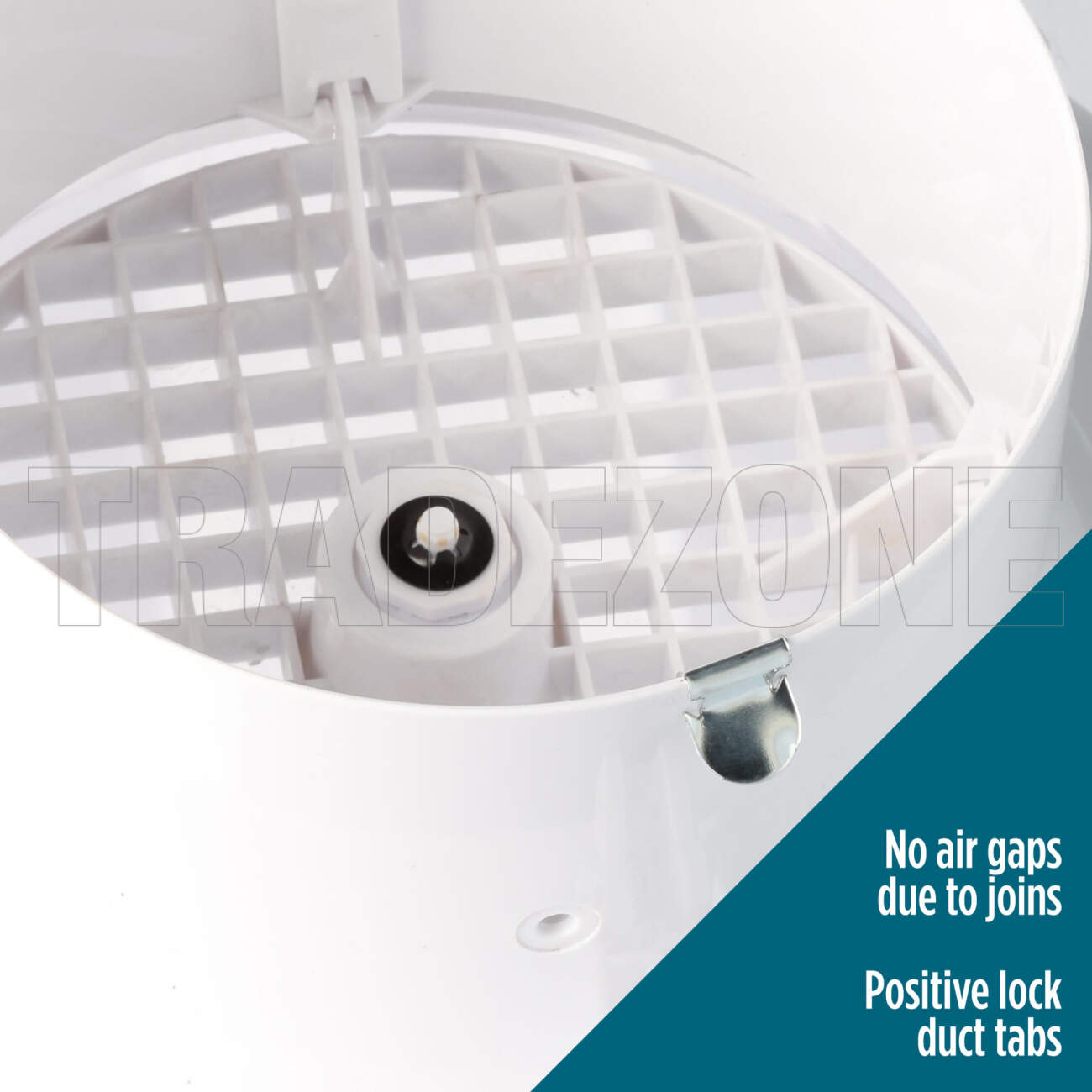 Powerwave Air 150mm Round Plastic Egg Crate Diffuser - Image 2