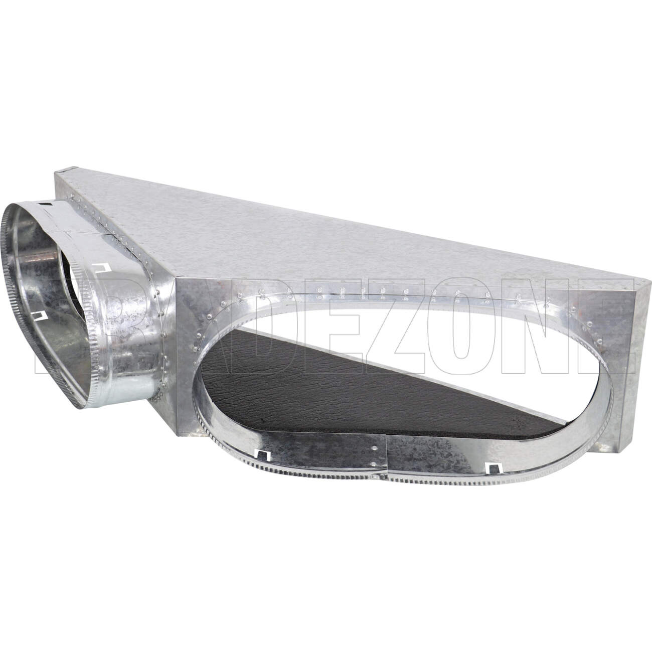 Powerwave Air 965mm x 295mm Supply Air V-Box Plenum with 2 x 350mm Spigot Suitable for Hisense - Image 2