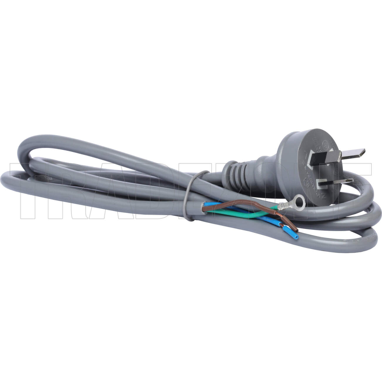 Powerwave 10 Amp 1.7 Metre 3 Core Flex & Plug Grey - Image 2