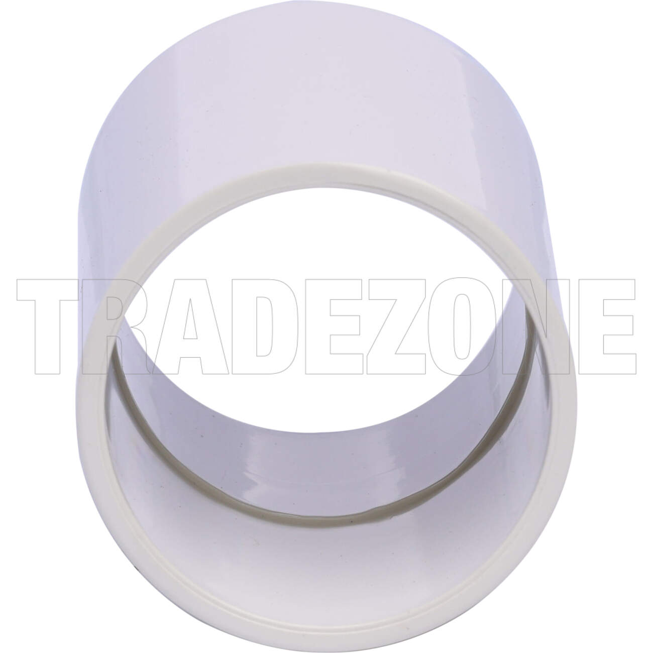 Powerwave 50mm Medium Duty Plain to Plain Conduit Coupling Light Grey - Image 2