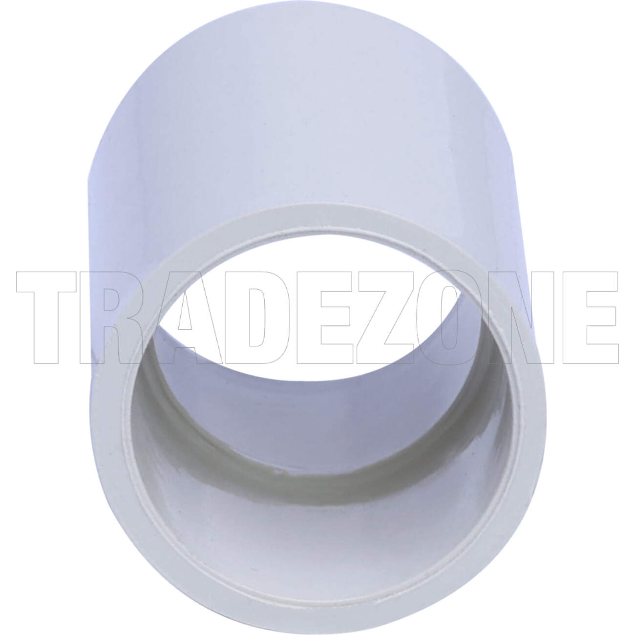 Powerwave 25mm Medium Duty Plain to Plain Conduit Coupling Light Grey - Image 2
