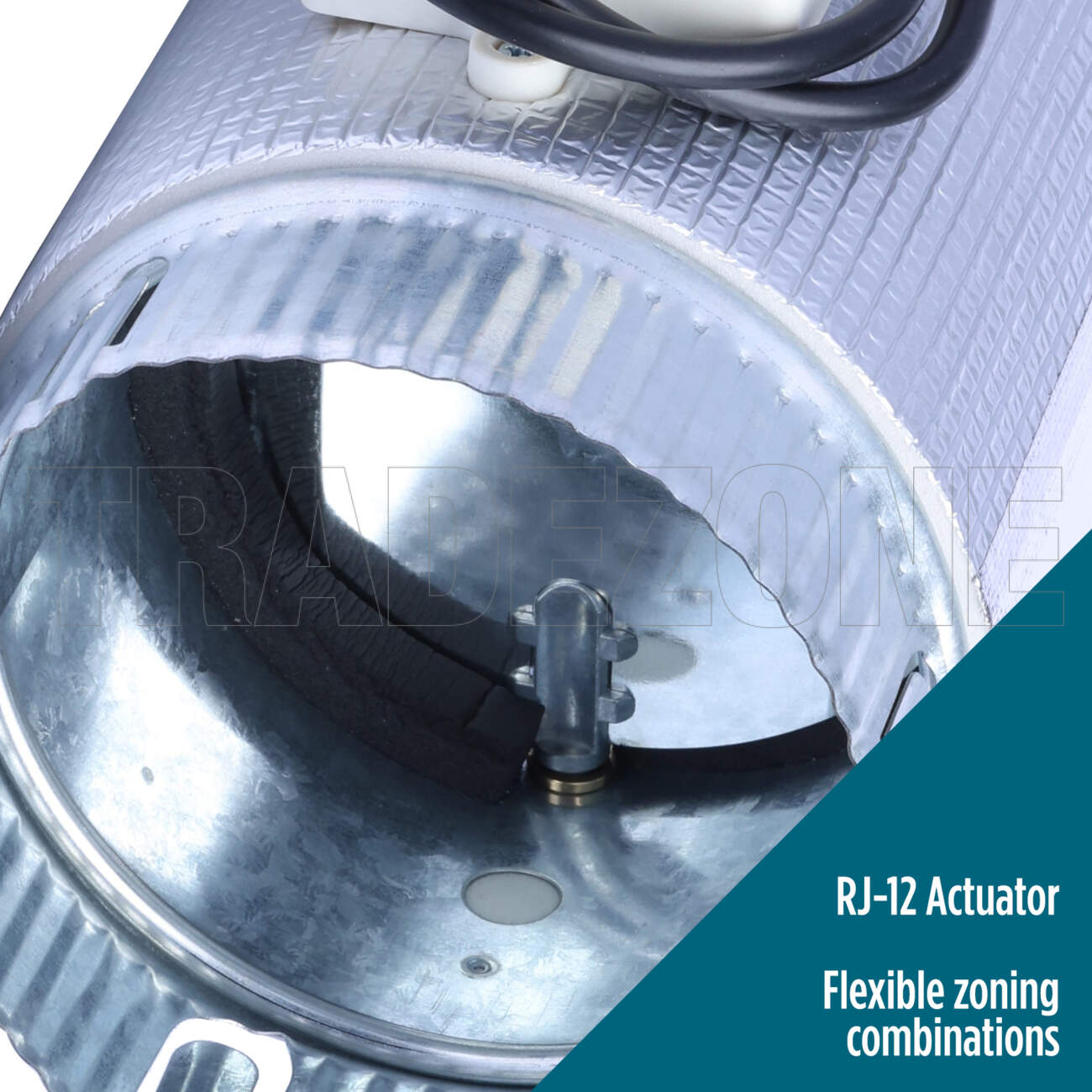 Powerwave Air 250mm DODC Motorised Metal Zone Damper 240 Volt - Image 3