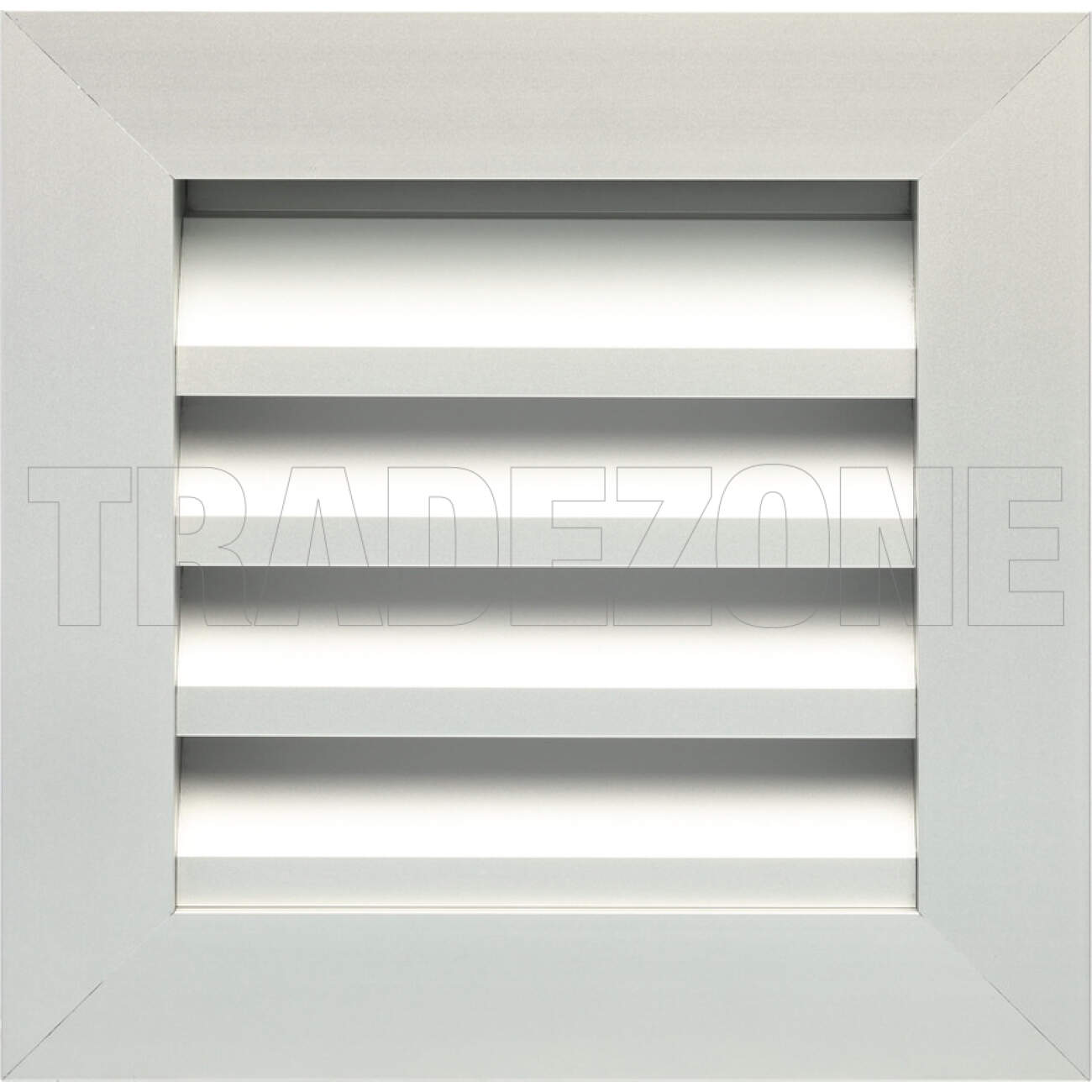 Powerwave Air 150mm x 150mm Weather Louvre Natural Anodized - Image 3
