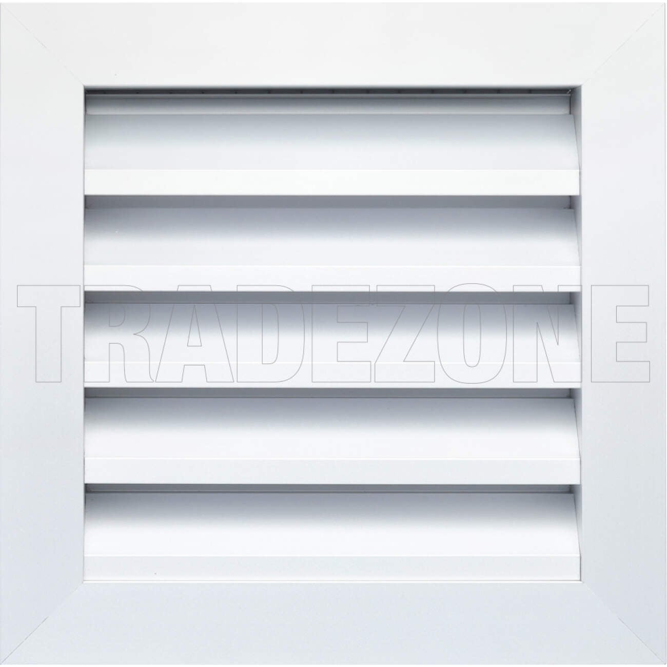 Powerwave Air 200mm x 200mm Weather Louvre Natural Anodized - Image 3