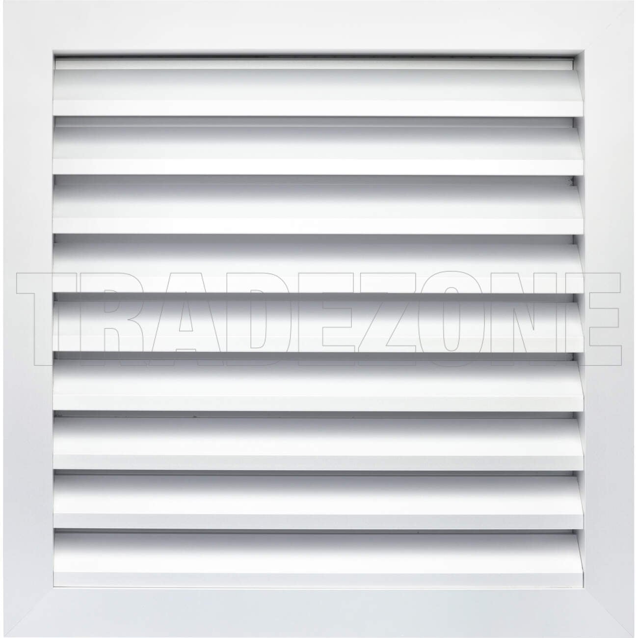 Powerwave Air 350mm x 350mm Weather Louvre Natural Anodized - Image 3