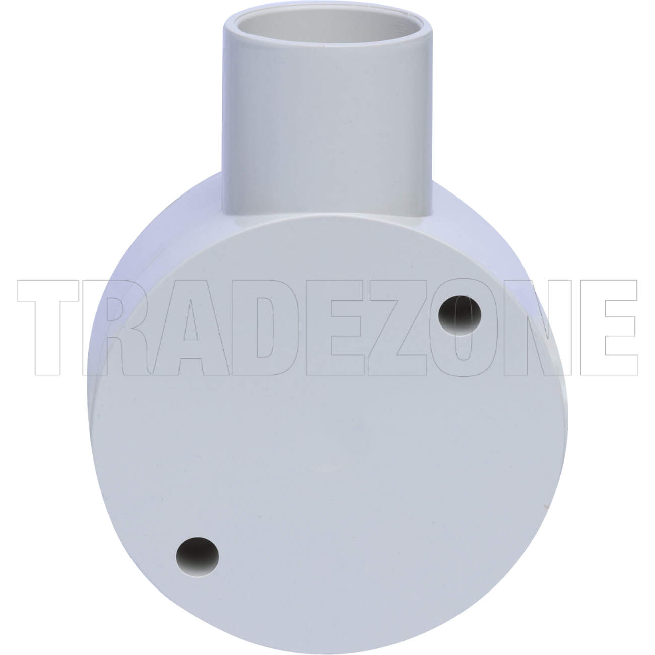 Powerwave 25mm 1 Way Shallow Round Junction Box Light Grey - Image 3