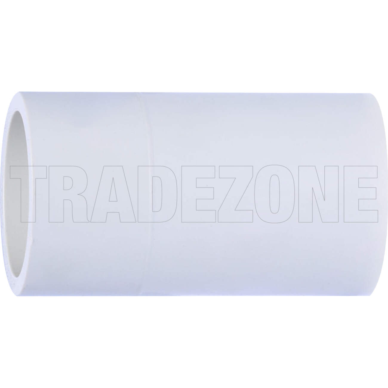 Powerwave 20mm Medium Duty Plain to Plain Conduit Coupling Light Grey - Image 3