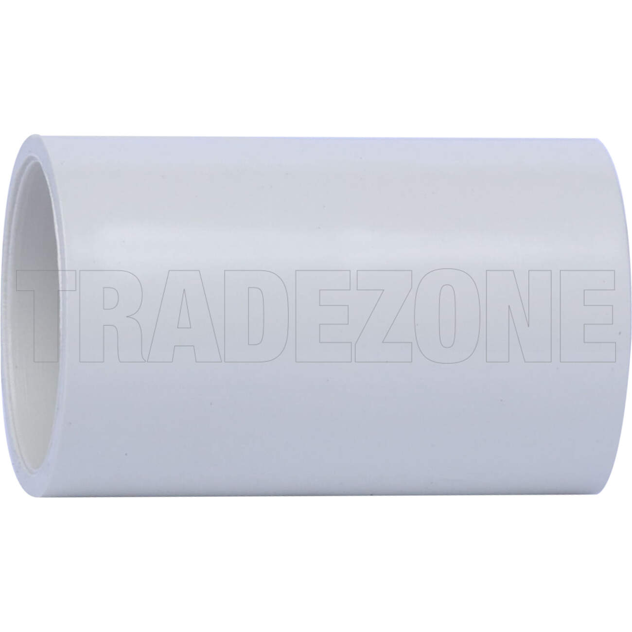 Powerwave 25mm Medium Duty Plain to Plain Conduit Coupling Light Grey - Image 3