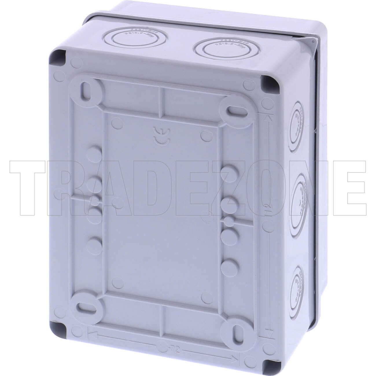 Powerwave 5 Pole IP65 Weatherproof Plastic Surface Mounted Switchboard Transparent Door Including Neutral & Earth Bar/Links - Image 3