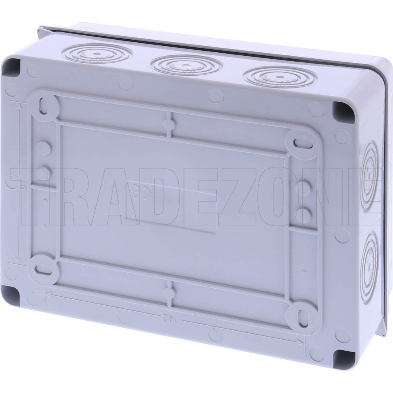 Powerwave 8 Pole IP65 Weatherproof Plastic Surface Mounted Switchboard Transparent Door Including Neutral & Earth Bar/Links - Image 3