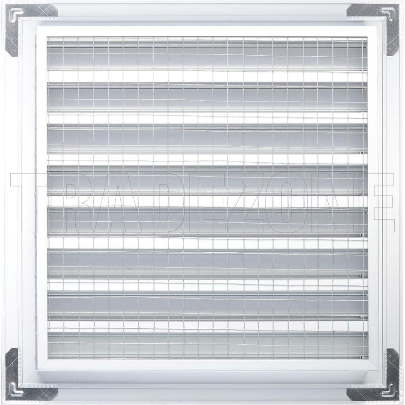 Powerwave Air 300mm x 300mm Weather Louvre Natural Anodized - Image 4