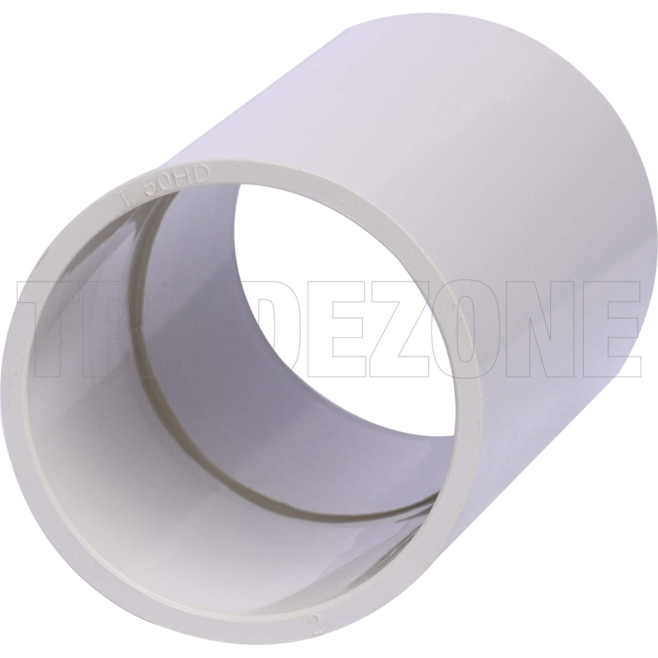 Powerwave 50mm Medium Duty Plain to Plain Conduit Coupling Light Grey - Image 4