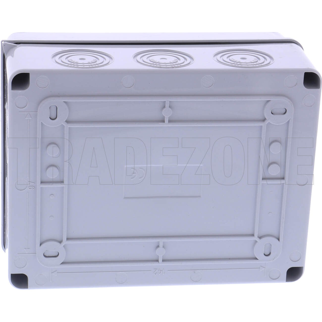 Powerwave 8 Pole IP65 Weatherproof Plastic Surface Mounted Switchboard Transparent Door Including Neutral & Earth Bar/Links - Image 4
