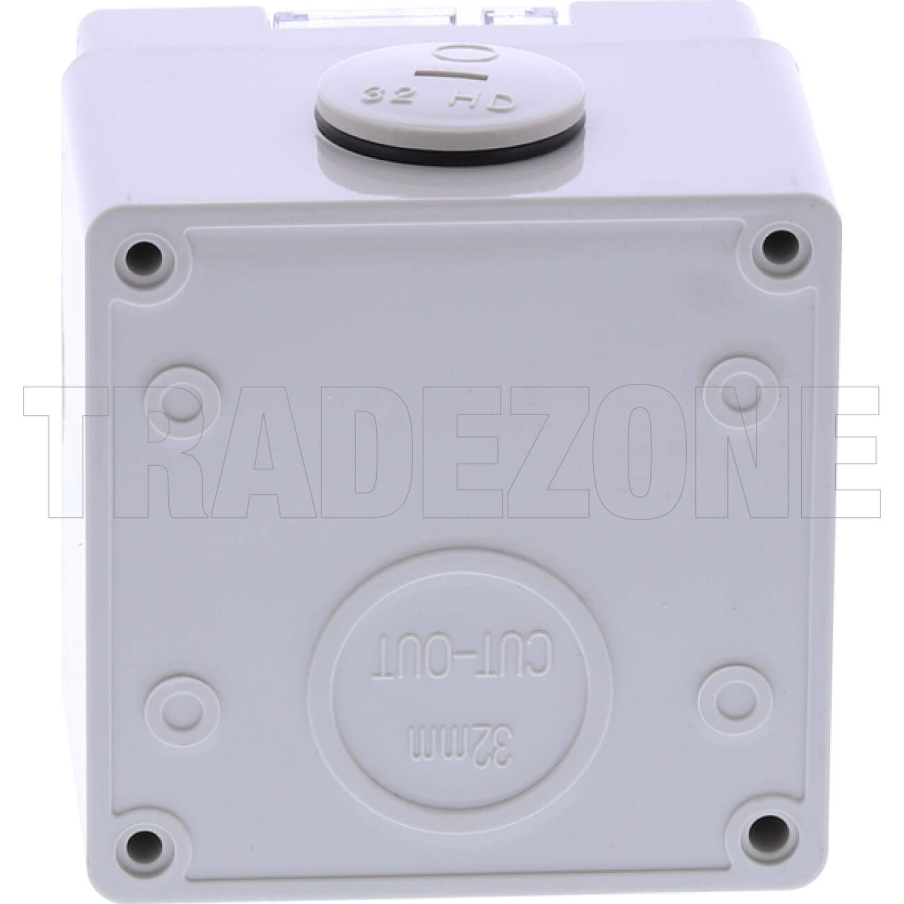 Powerwave 20 Amp 3 Phase 4 Round Pins IP66 Industrial Socket Outlet Grey - Image 4