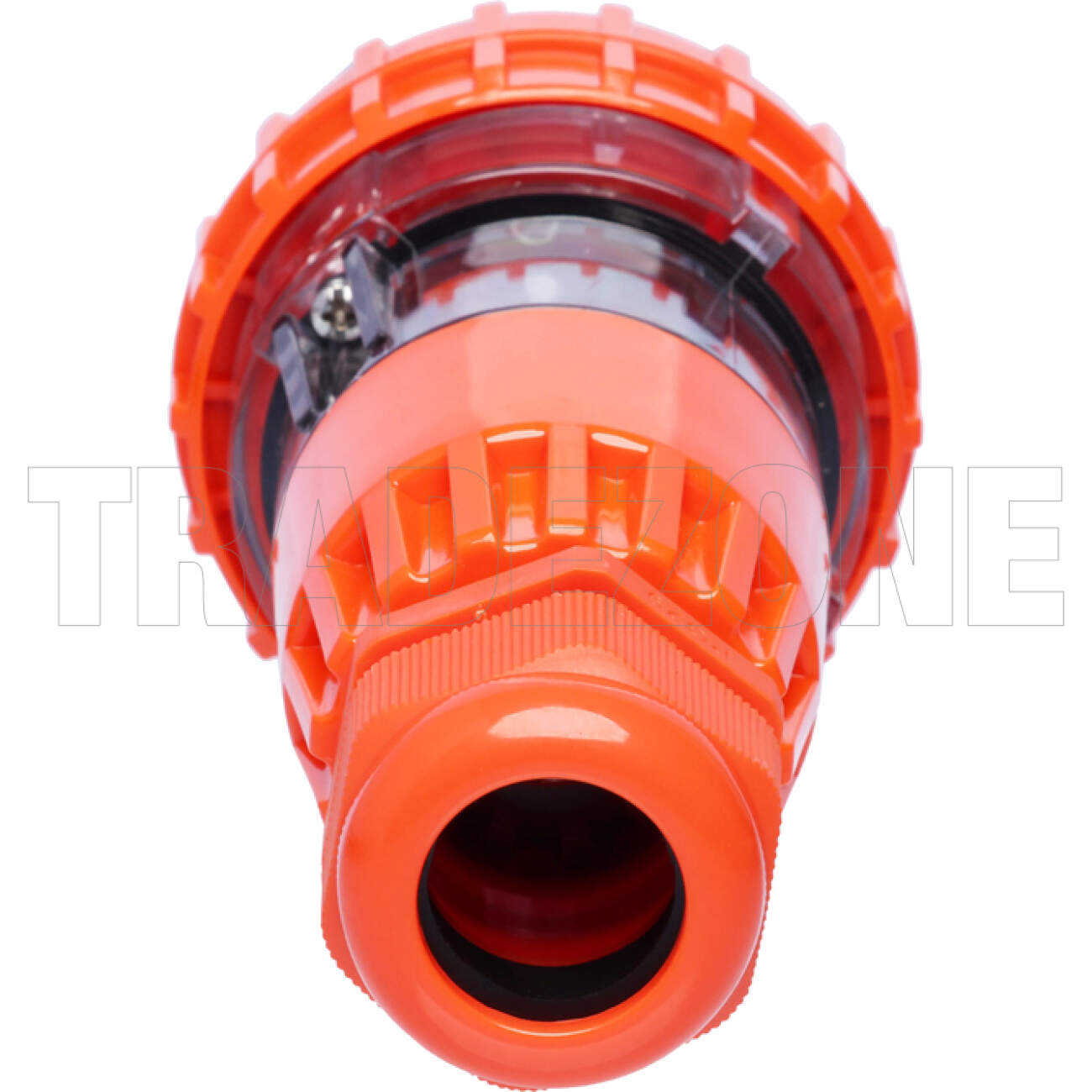 Powerwave 50 Amp 3 Phase 4 Round Pins IP66 Straight Industrial Plug Orange - Image 4