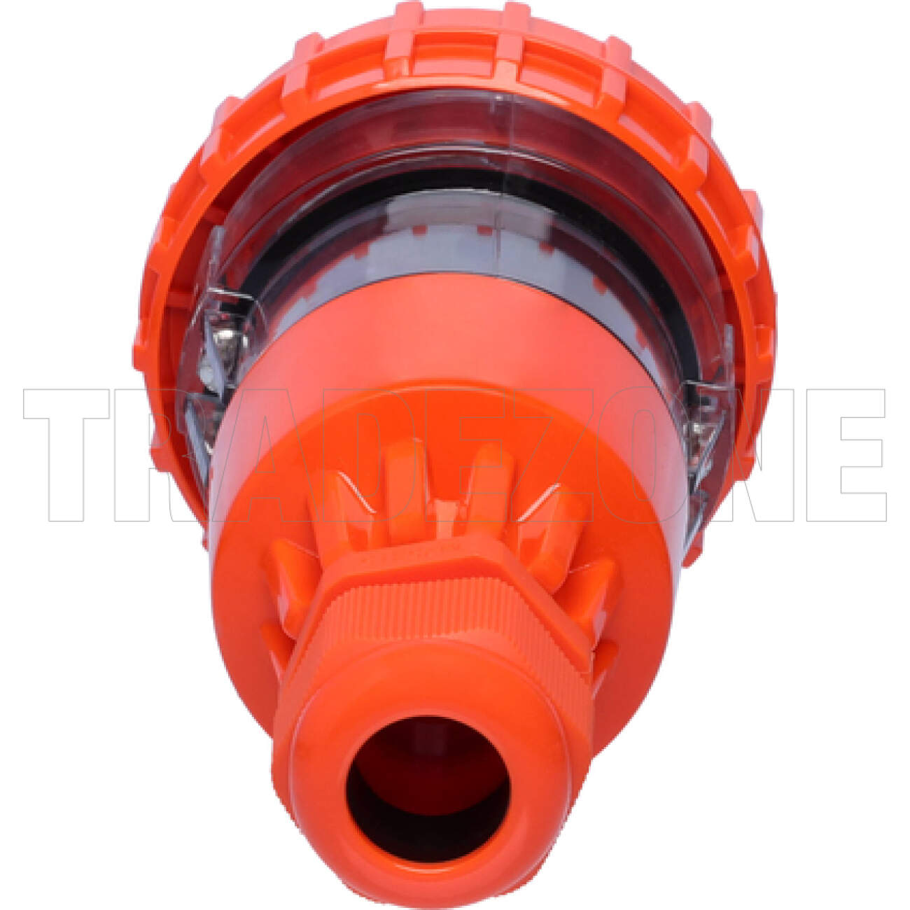 Powerwave 20 Amp 3 Phase 5 Round Pins IP66 Straight Industrial Plug Orange - Image 4