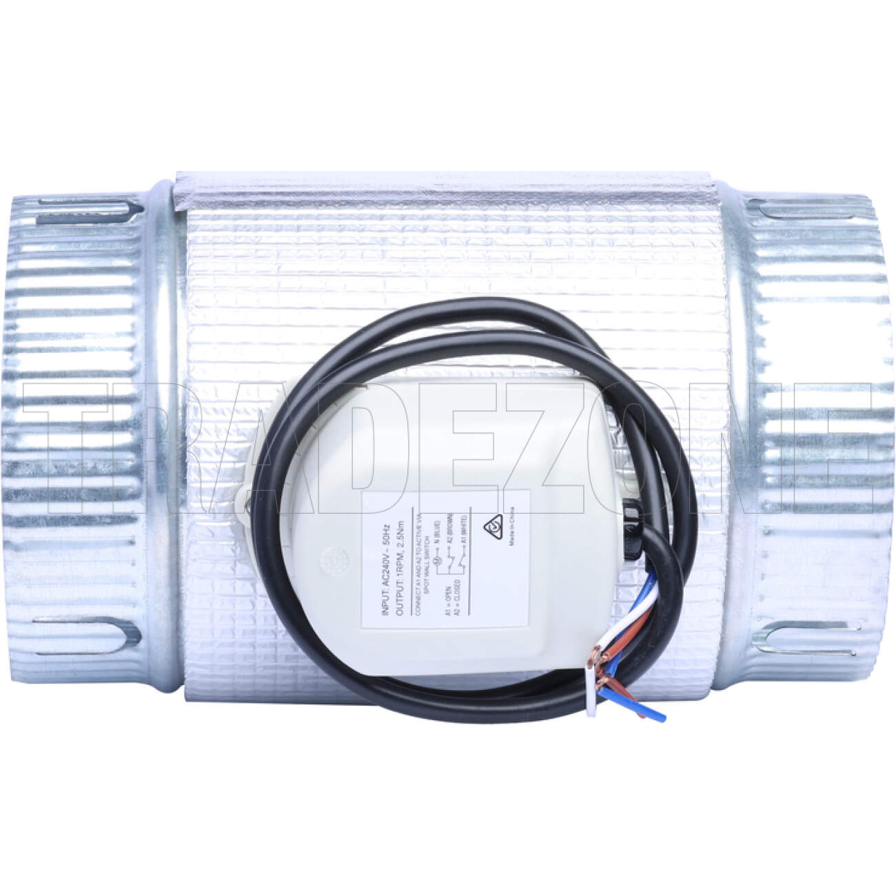 Powerwave Air 350mm DODC Motorised Metal Zone Damper 240 Volt - Image 5