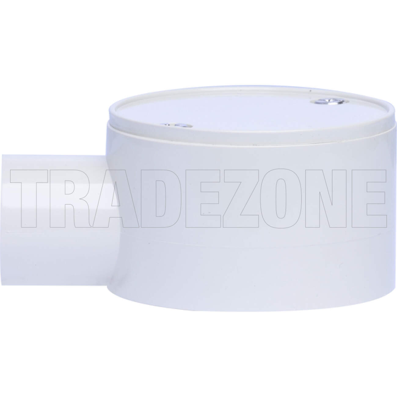 Powerwave 25mm 1 Way Shallow Round Junction Box Light Grey - Image 5