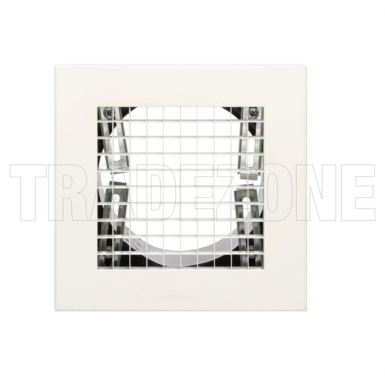 Powerwave Air 150mm x 150mm Egg Crate Grille with 150mm Neck Adaptor & Fixing Clips - Image 5