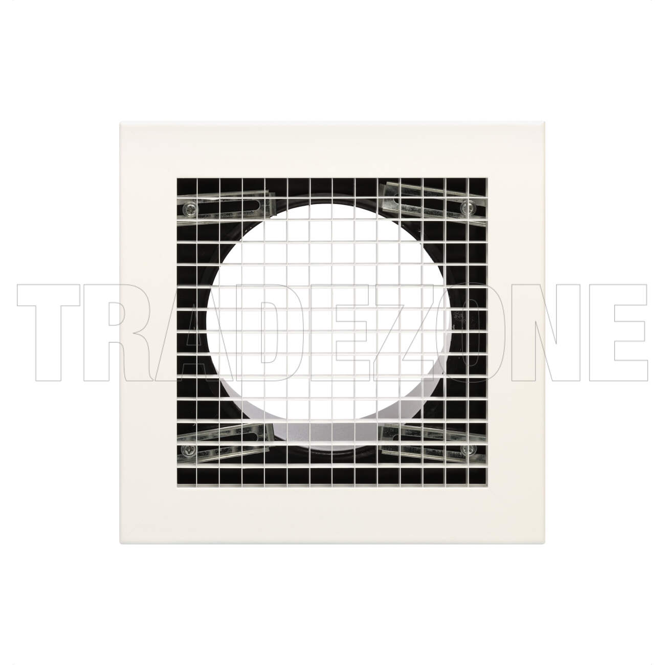 Powerwave Air 200mm x 200mm Egg Crate Grille with 150mm Neck Adaptor & Fixing Clips - Image 5