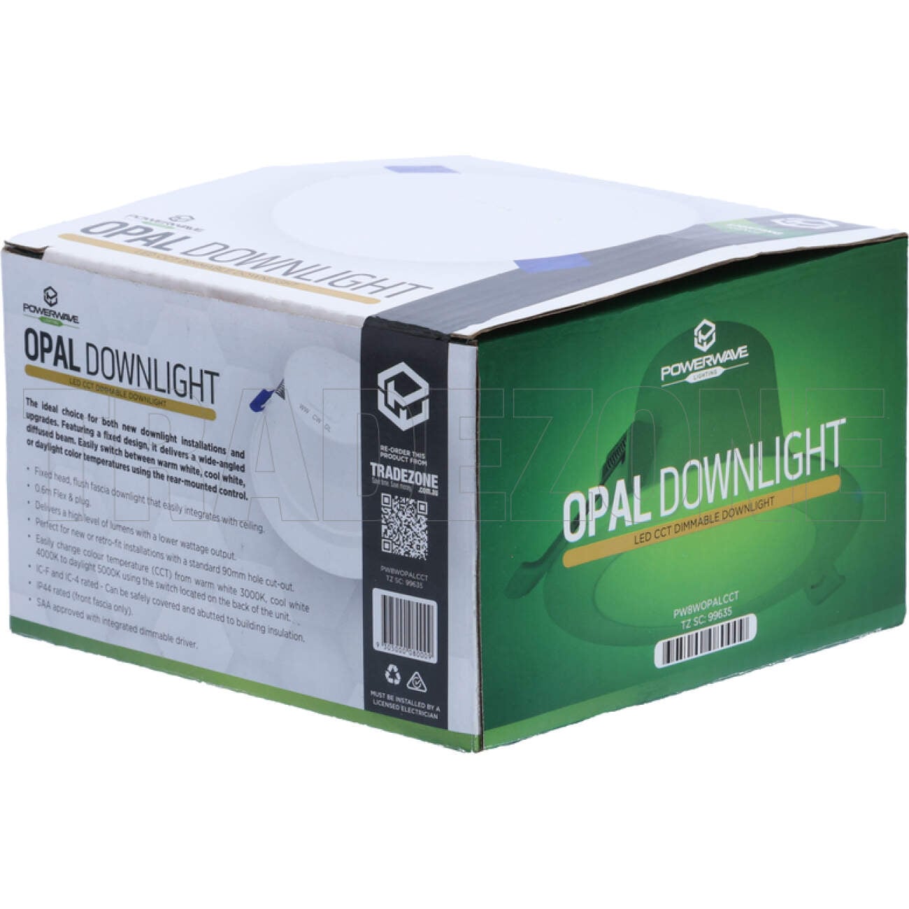 Powerwave 8 Watt OPAL LED 90mm Cut Out Dimmable Downlight 3000/4000/5000k - Image 7